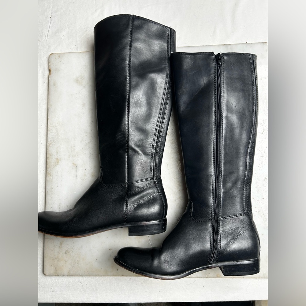 Corso Como Black Leather Boots - Picture 4 of 12